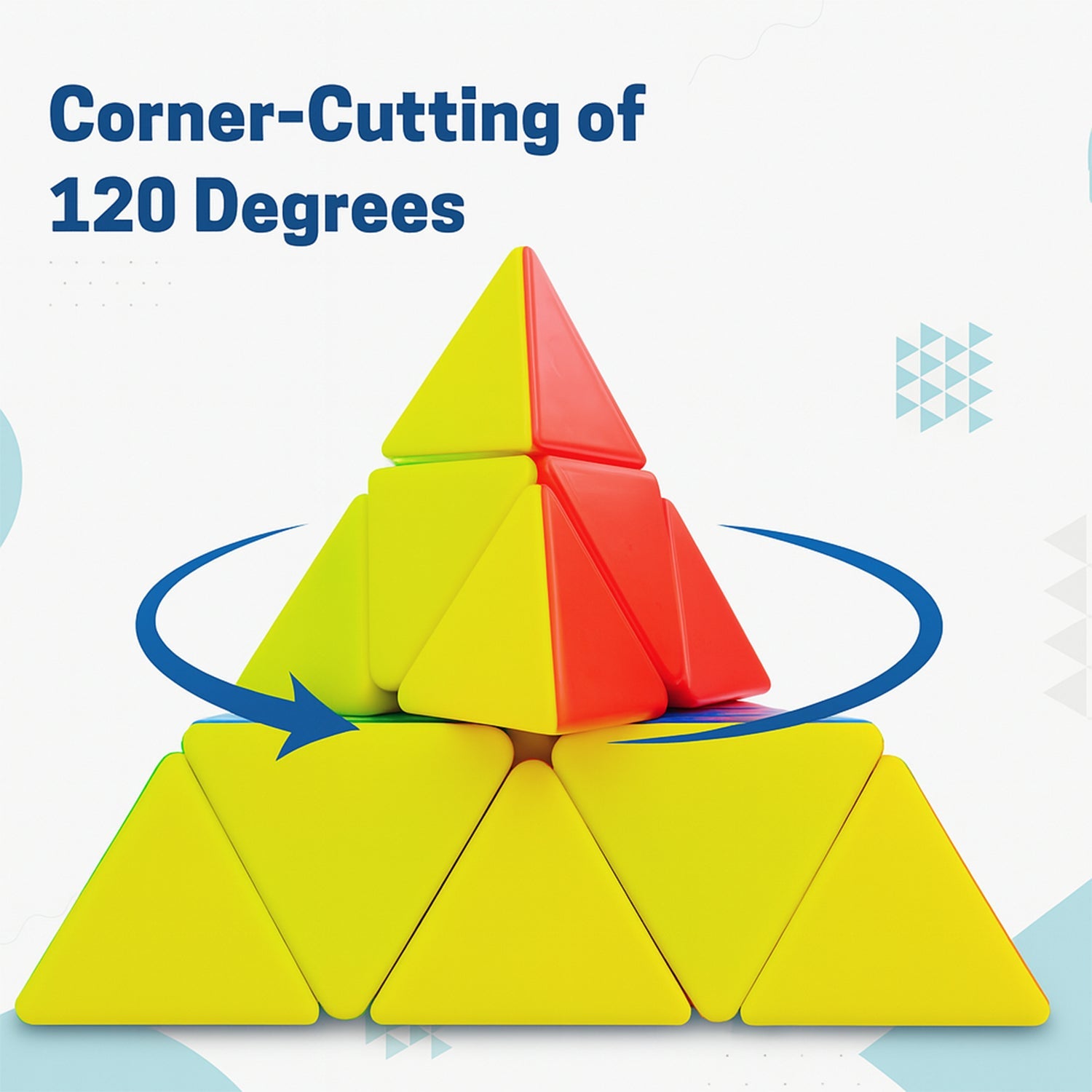 Fast Rotating Pyraminx Puzzle Cube Fast Rotating Pyraminx Puzzle Cube